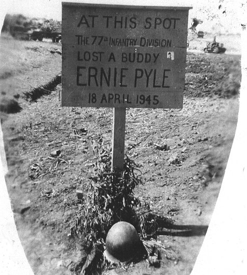 Site where Ernie Pyle was killed