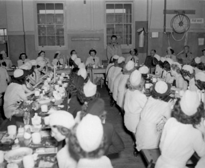 Meeting in the Mess Hall