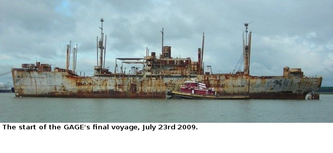 USS Gage APA-168 postcard US Navy attack transport ship 